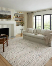 yamagiwa ヤマギワ PATCHED WOODEN FLOOR RUG Loloi II Kamala KAM-01 Grey Graphite Area Rug | Carpetmart