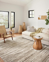 Loloi II Neda NED-01 Taupe Stone Area Rug Room Scene Loloi II Neda NED-01 Taupe Stone Area Rug Room Scene