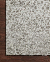Loloi II Neda NED-02 Silver Ivory Area Rug Corner Loloi II Neda NED-02 Silver Ivory Area Rug Corner
