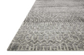 Loloi II Neda NED-03 Ivory Charcoal Area Rug Angle Loloi II Neda NED-03 Ivory Charcoal Area Rug Angle
