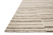 Loloi II Neda NED-06 Natural Taupe Area Rug Angle Loloi II Neda NED-06 Natural Taupe Area Rug Angle