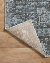 Loloi II Odette ODT-08 Sky Charcoal Area Rug Backing
