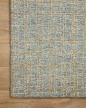 Polly POL-03 Blue Sand Area Rug Corner Polly POL-03 Blue Sand Area Rug Corner