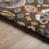 Dalyn Geneva GV315 Chocolate Area Rug Edge Dalyn Geneva GV315 Chocolate Area Rug Edge