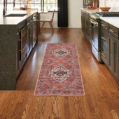 Grand Washables 2x6 Rust Multicolor Room Image