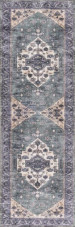 Nourison Grand Washables GRW03 Teal Blue Runner Area Rug Nourison Grand Washables GRW03 Teal Blue Runner Area Rug
