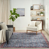 Grand Washables 8x10 Blue Brick Room Image Grand Washables 8x10 Blue Brick Room Image