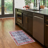 Grand Washables 2x4 Blue Brick Room Image Grand Washables 2x4 Blue Brick Room Image