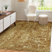 Dalyn Aberdeen AB2 Gold Area Rug Room Scene Dalyn Aberdeen AB2 Gold Area Rug Room Scene