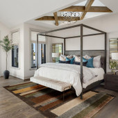 Dalyn Carmona CO2 Fudge Area Rug Room Scene 2 Dalyn Carmona CO2 Fudge Area Rug Room Scene 2