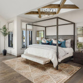 Dalyn Carmona CO8 Parchment Area Rug Room Scene 2 Dalyn Carmona CO8 Parchment Area Rug Room Scene 2