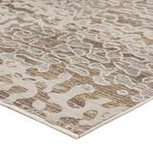 Dalyn Denizi DZ6 Mocha Area Rug Corner 2