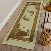 Dalyn Excursion EX5 Beige Runner Area Rug Room Scene