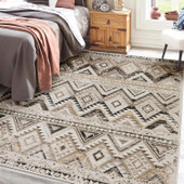 Dalyn Izmir IZ2 Taupe Area Rug Room Scene