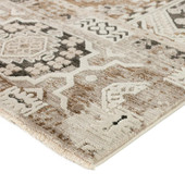 Dalyn Izmir IZ5 Mocha Area Rug Corner 2