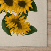 Dalyn Kendall KE17 Beige Area Rug Corner