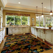 Dalyn Kendall KE2 Black Area Rug Room Scene Dalyn Kendall KE2 Black Area Rug Room Scene