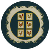 Dalyn Kendall KE4 Black Round Area Rug