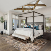 Dalyn Odessa OD7 Pewter Area Rug Room Scene 2 Dalyn Odessa OD7 Pewter Area Rug Room Scene 2