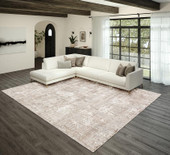 Dalyn Rhodes RR3 Taupe Area Rug Room Scene