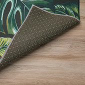 Dalyn Tropics TC6 Black Area Rug Backing