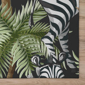 Dalyn Tropics TC13 Black Area Rug Corner