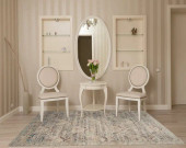 Loloi Anastasia AF-05 Silver/Plum Area Rug Room Scene Loloi Anastasia AF-05 Silver/Plum Area Rug Room Scene