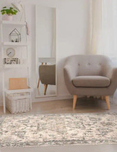 Kas Hue 4707 Ivory Farrah Area Rug Room Scene Kas Hue 4707 Ivory Farrah Area Rug Room Scene
