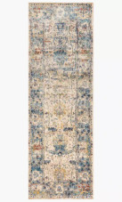 Loloi Anastasia AF-07 Sand/Light Blue Area Rug Runner Loloi Anastasia AF-07 Sand/Light Blue Area Rug Runner