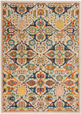 Nourison Allur ALR03 Ivory Multi Area Rug Nourison Allur ALR03 Ivory Multi Area Rug