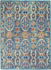 Nourison Allur ALR05 Blue Multi Area Rug Nourison Allur ALR05 Blue Multi Area Rug
