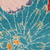 Nourison Allur ALR06 Red Multi Area Rug Swatch