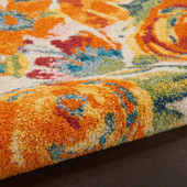 Nourison Allur ALR07 Ivory Multi Area Rug Texture Nourison Allur ALR07 Ivory Multi Area Rug Texture