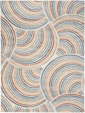 Nourison Astra Machine Washable ASW08 Ivory Multi Area Rug Nourison Astra Machine Washable ASW08 Ivory Multi Area Rug