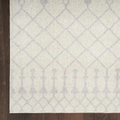 Nourison Astra Machine Washable ASW10 Ivory Area Rug Corner Nourison Astra Machine Washable ASW10 Ivory Area Rug Corner