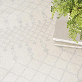 Nourison Astra Machine Washable ASW10 Ivory Area Rug Detail on Floor Nourison Astra Machine Washable ASW10 Ivory Area Rug Detail on Floor