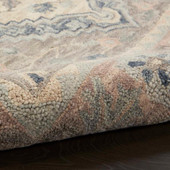 Nourison Bahari BAH03 Grey Area Rug Texture