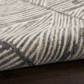 Nourison Colorado CLR01 Grey White Area Rug Texture Nourison Colorado CLR01 Grey White Area Rug Texture