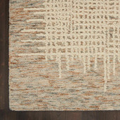 Nourison Colorado CLR03 Beige Multi Area Rug Corner