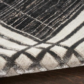 Nourison Desire DSR01 Charcoal Silver Rug Texture Nourison Desire DSR01 Charcoal Silver Rug Texture