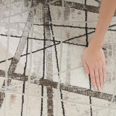 Nourison Desire DSR03 Grey Silver Hand Sweep on Rug Nourison Desire DSR03 Grey Silver Hand Sweep on Rug