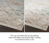 Nourison Glitz GLZ11 Grey Multi Light/Dark Texture on Rug Nourison Glitz GLZ11 Grey Multi Light/Dark Texture on Rug