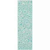 Oriental Weavers Meridian 1506L Blue/ Ivory Runner Area Rug Oriental Weavers Meridian 1506L Blue/ Ivory Runner Area Rug