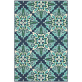 Oriental Weavers Meridian 2206B Blue/ Green Area Rug Oriental Weavers Meridian 2206B Blue/ Green Area Rug