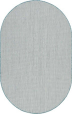 Nourison Courtyard COU01 Ivory Aqua 5x8 Oval Rug Nourison Courtyard COU01 Ivory Aqua 5x8 Oval Rug