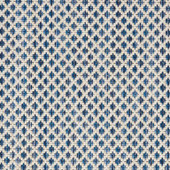 Nourison Courtyard COU01 Ivory Blue Area Rug Swatch Nourison Courtyard COU01 Ivory Blue Area Rug Swatch