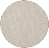 Nourison Courtyard COU01 Ivory Silver Round Rug Nourison Courtyard COU01 Ivory Silver Round Rug