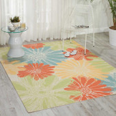 Nourison Home & Garden RS022 Ivory Area Rug Room Scene Nourison Home & Garden RS022 Ivory Area Rug Room Scene