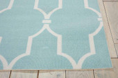 Nourison Home & Garden RS087 Aqua Area Rug Detail