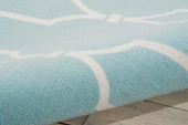Nourison Home & Garden RS087 Aqua Area Rug Texture